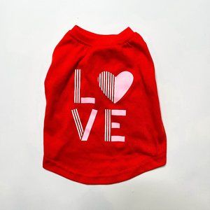 Top Paw Red Love Pet Tee
